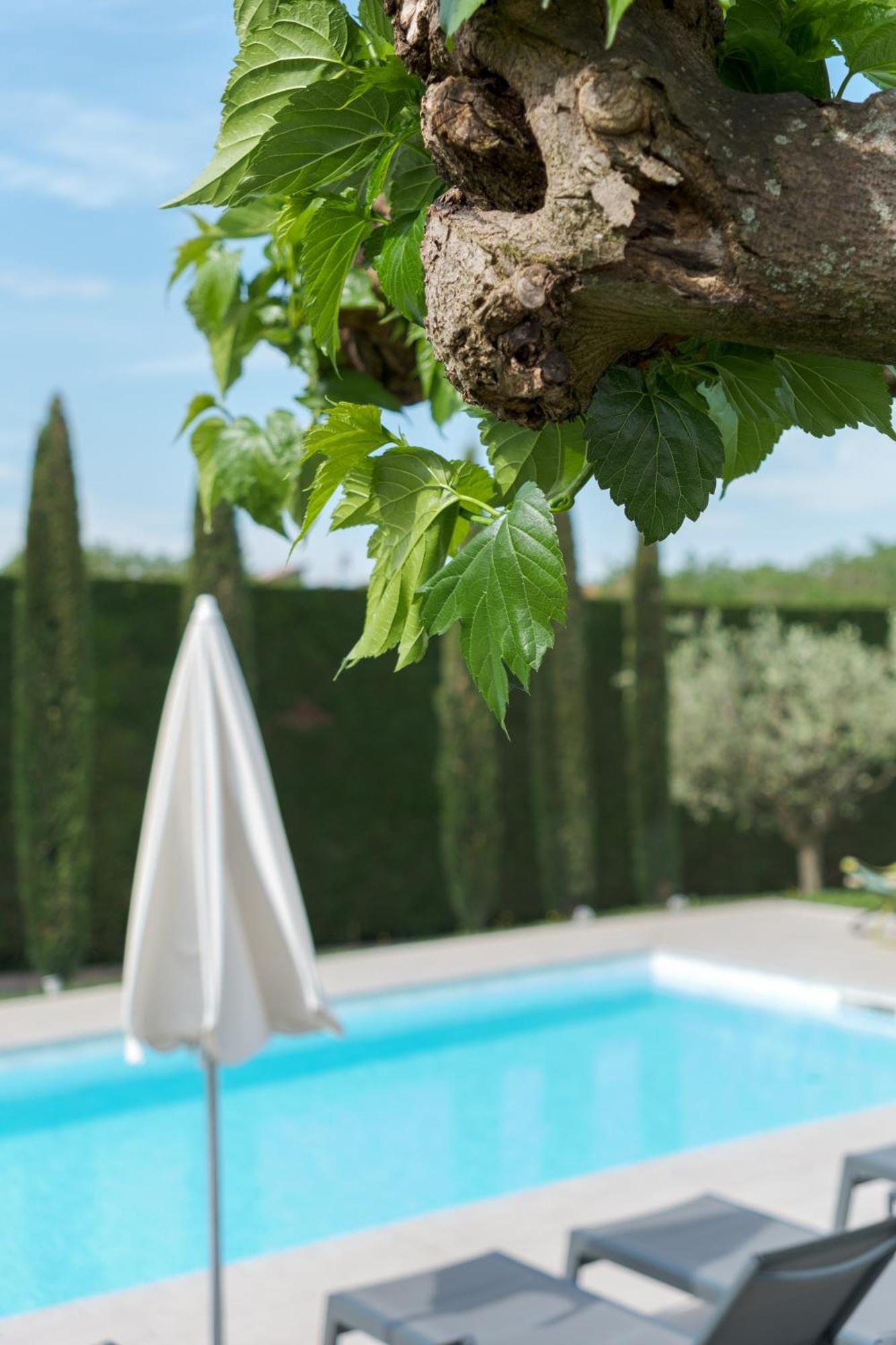 Villa Carini With 3000 Mq Garden & Heated Pool 卡斯特努沃德加尔达 外观 照片